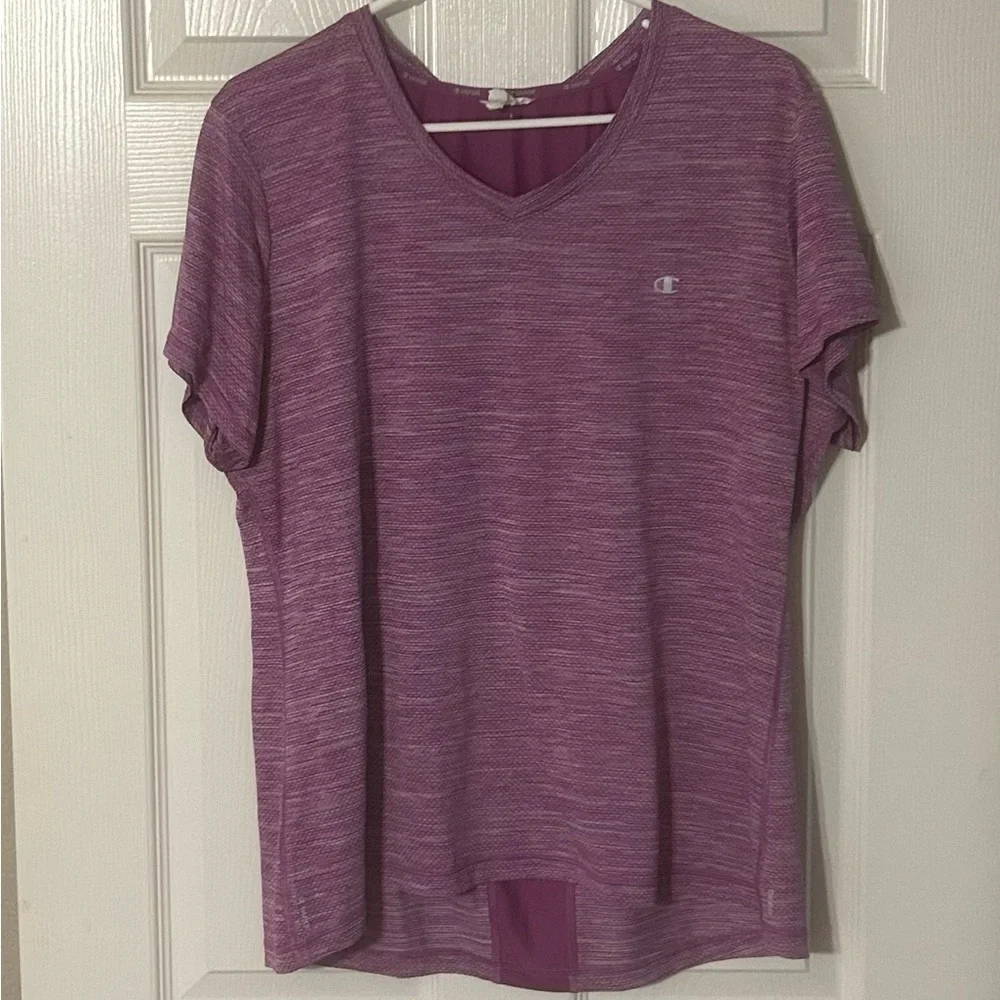 Champion Purple Short Sleeve‎ Active T-Shirt